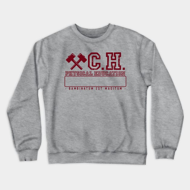 Matilda Crunchem Hall Physical Education Crewneck Sweatshirt by BoxDugArt